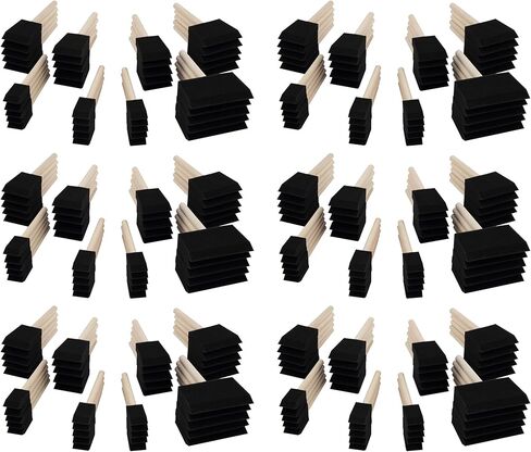 Oodles of Brushes 40 مجموعة متنوعة من الفرش الإسفنجية - فرش اقتصادية للفنون والحرف والهوايات والمنزل - مثالية للرسامين والطلاب والفنون والحرف اليدوية والمزيد! in Kuwait