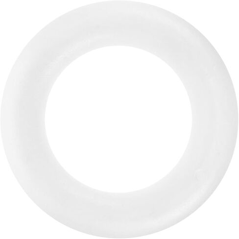 Amosfun Foam Wreath Forms, Foam Wreath Ring Wreath Frames for Crafts Unfinished Floral Hoop Rings DIY Christmas Garland Making Wreath Supplies for Craft Holiday Decor 21cm in Saudi Arabia