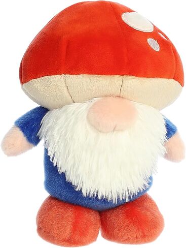 Aurora Vibrant Spring The Gnomlinis Mushroom Gnome Stuffed Animal - Decorative Charm - Endless Fun - Red 8 Inches in Saudi Arabia