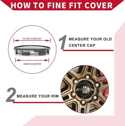 Universal Car Wheel Center Hub Cap/Rim Cover Hub Caps/for Most Cars/Snap-in Plastic 68mm 2.68" OD in Saudi Arabia