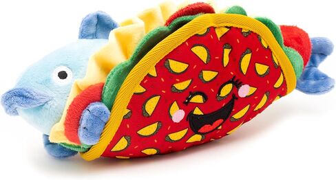 The Worthy Dog Flip Flop Tough Dog Toy - Durable, Chomp-Resistant, with Multiple Squeakers - Safe, Non-Toxic Material - for Indoor & Outdoor Play in Saudi Arabia