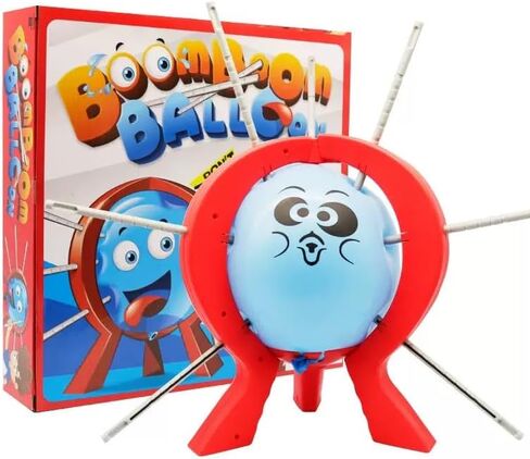 Balloon Blast Party Game Set Entertaining Family Tabletop Game Comes with 10 Balloons 9 Sticks Dice Stand Red Frame Party Supplies Party Supplies in Saudi Arabia