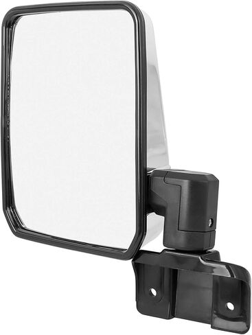 X AUTOHAUX Pair Car Rear View Mirror Silver Tone for Toyota Land Cruiser 70 75 78 Series 1985-2006 in Saudi Arabia