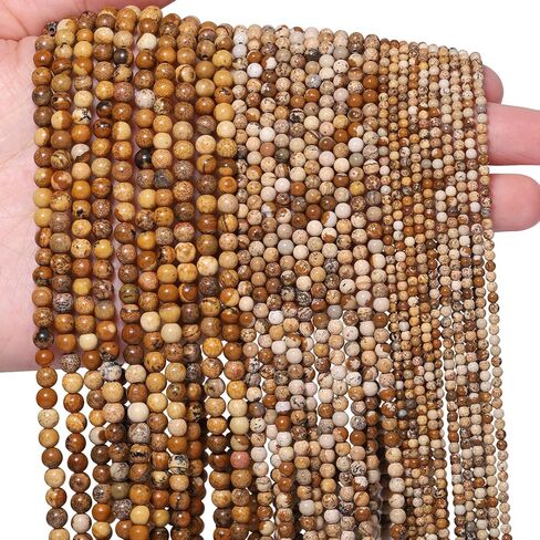 Songxi 120pcs 3mm Rose Quartz Natural Round Stone Beads for Jewelry Making, Smooth Loose Small Gemstone Beads for Bracelets Necklace, Chakra Stones with Energy Power in Saudi Arabia