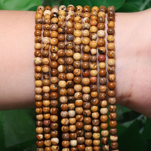 Songxi 120pcs 3mm Rose Quartz Natural Round Stone Beads for Jewelry Making, Smooth Loose Small Gemstone Beads for Bracelets Necklace, Chakra Stones with Energy Power in Saudi Arabia