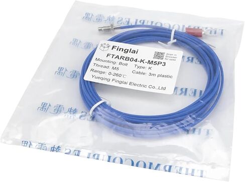 FTARB04 K J Type M5 Bolt Head 3 metres Plastic Cable 3D Printer thermocouple Screw Temperature Sensor(J Type) in Saudi Arabia