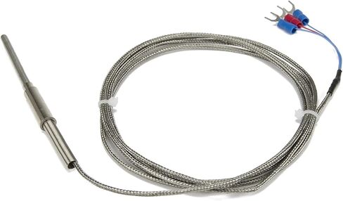 FTARP08 PT100 Type 50mm Flexible Probe 2m Metal Braided Cable sheathed RTD Temperature Sensor(B 3mm Diameter) in Saudi Arabia