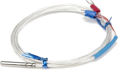 FTARP10 PT100 1.5m Cable Roller Groove Probe Head Waterproof oilproof anticorrosive Type RTD Temperature Sensor(4x30mm Probe 2B) in Saudi Arabia