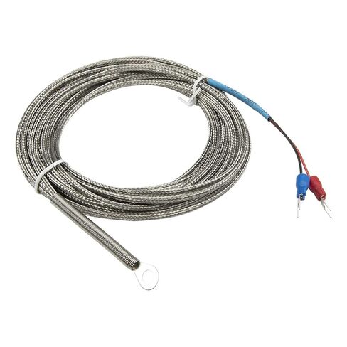 7m Metal Shielded Cable with 5mm 6mm 10mm Diameter Hole Ring for thermocouple Temperature Sensor(K 5mm Hole) in Saudi Arabia