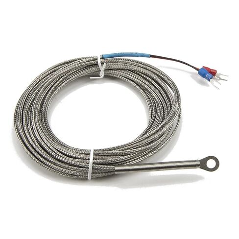 7m Metal Shielded Cable with 5mm 6mm 10mm Diameter Hole Ring for thermocouple Temperature Sensor(K 5mm Hole) in Saudi Arabia