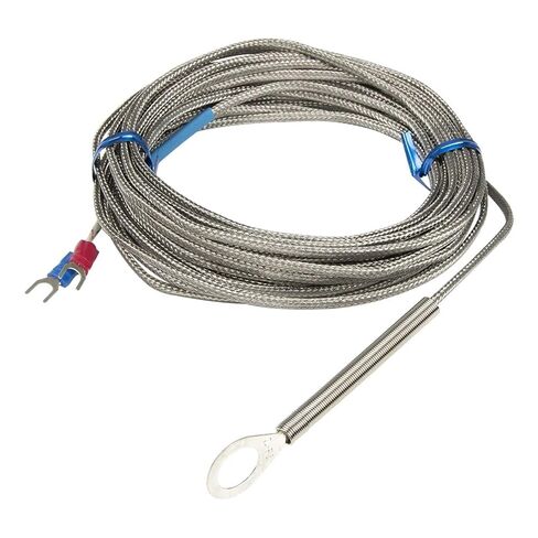 7m Metal Shielded Cable with 5mm 6mm 10mm Diameter Hole Ring for thermocouple Temperature Sensor(K 5mm Hole) in Saudi Arabia