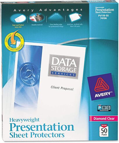 Avery 74106 Sheet Protector, Heavyweight, 11'' x AVE74106 in Saudi Arabia