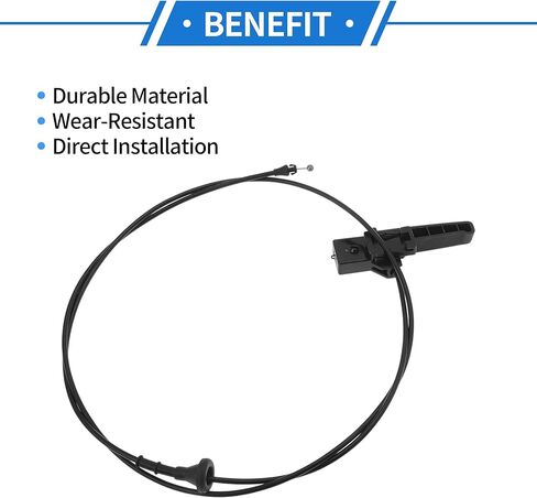 Hood Latch Release Cable for Opel for Astra J 2011 No.13312788 Engine Hood Release Cable 1 Pcs in Saudi Arabia