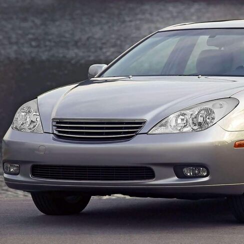 Auto Dynasty LX2503114 OE Style Chrome Housing Passenger/Right Side Headlight Lamp Compatible with Lexus ES300 2004 ES330 02-03 in Saudi Arabia