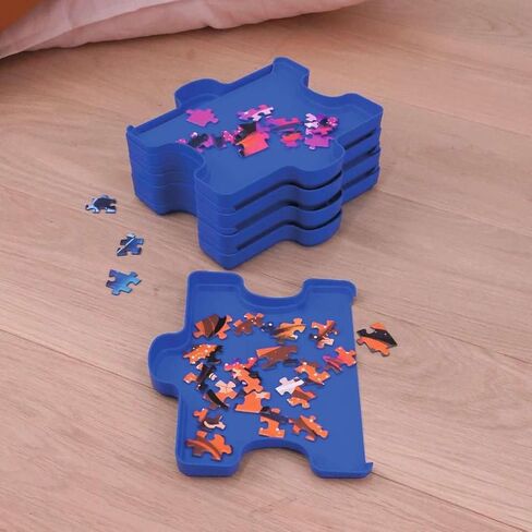 Ravensburger Sort & Go Puzzle Accessory for Kids and Adults | 6 Plastic Sorting Trays | Puzzle Piece Sorter Ideal for 300 to 1000-Piece Puzzles in Saudi Arabia