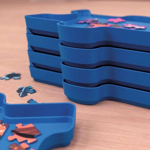 Ravensburger Sort & Go Puzzle Accessory for Kids and Adults | 6 Plastic Sorting Trays | Puzzle Piece Sorter Ideal for 300 to 1000-Piece Puzzles in Saudi Arabia