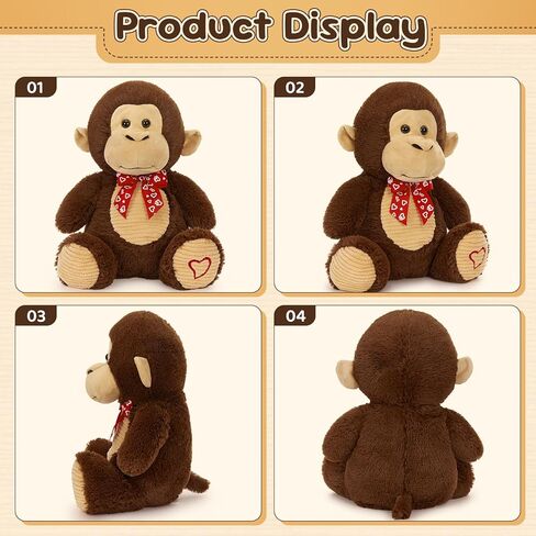 15" Valentine's Day Teddy Bear - Cuddly Teddy Bear Stuffed Animal with Balloon & Love Embroidery, Perfect Couples' Gift‌ in Saudi Arabia