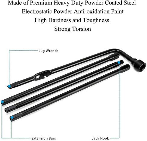 مفتاح الإطارات الاحتياطية لـ 2000-2014 تشيفي سيلفرادو 1500 2500 3500 مفتاح ربط الإطارات الاحتياطية تمديد 2T رافعة رفع مجموعة أدوات إصلاح الإطارات in Kuwait