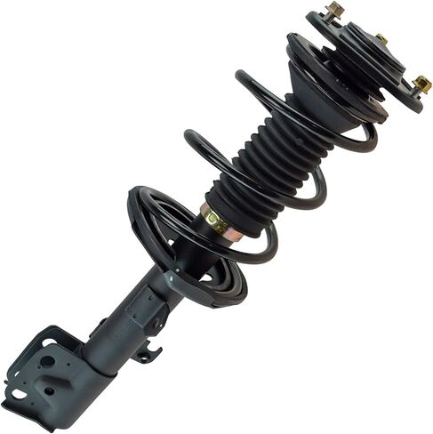 TRQ Front and Rear Strut & Coil Spring Assembly Set Driver & Passenger Sides Compatible with 09-10 Toyota Corolla in Saudi Arabia