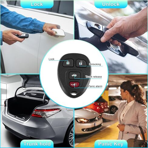 X AUTOHAUX OUC60270 315MHz استبدال دخول بدون مفتاح عن بعد الإشعال المستجيب مفتاح فوب لشفروليه سيلفرادو لجي إم سي سييرا 1500 2500 3500 2008-2014 OUC60270 OUC60221 4 أزرار in Kuwait