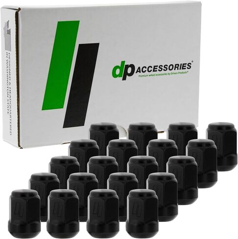 صواميل العروة من DPAccessories متوافقة مع 2022-2026 Acura MDX | نمط الخط الأسود | لعجلات الألومنيوم ما بعد البيع فقط | مجموعة من 20 صواميل عجلة وأداة واحدة | DACMDX04A-BK/1 in Kuwait