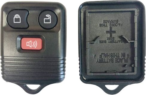 AutoKeyMax بديل جديد لفورد بدون مفتاح إنذار عن بعد شل وسادة مفتاح فوب حالة فقط 3 زر (1) in Kuwait