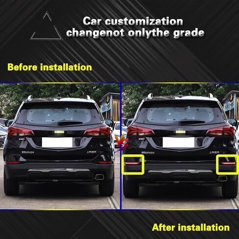 Led Rear Bumper Reflectror light Compatible With 2017-2022 Chevy Equinox LED Tail Light LED Driving Brake Light Sequential Turn Signal Light Accessories in Saudi Arabia