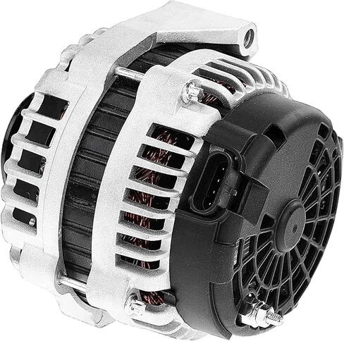 Detroit Axle - Alternator for Chevy GMC Silverado Sierra Savana 1500HD 2500HD Express 3500 Avalanche 2500 Trailblazer Tahoe Envoy Rainier Escalade Ascender, Alternator with 6 Groove Pulley Replacement in Saudi Arabia