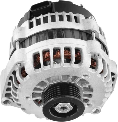 Detroit Axle - Alternator for Chevy GMC Silverado Sierra Savana 1500HD 2500HD Express 3500 Avalanche 2500 Trailblazer Tahoe Envoy Rainier Escalade Ascender, Alternator with 6 Groove Pulley Replacement in Saudi Arabia