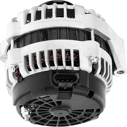 Detroit Axle - Alternator for Chevy GMC Silverado Sierra Savana 1500HD 2500HD Express 3500 Avalanche 2500 Trailblazer Tahoe Envoy Rainier Escalade Ascender, Alternator with 6 Groove Pulley Replacement in Saudi Arabia