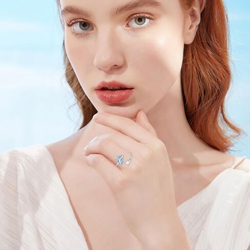 Goat Gifts Goat Ring 925 Sterling Silver Cute Goat Open Ring Goat Jewelry Gifts for Women Goat Lovers in Kuwait