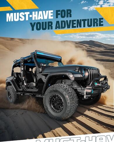 2X EZ Side Steps Fit for 2018-2025 Jeep Wrangler JL 2-Doors or JL 4-Doors Front Door Running Boards in Kuwait