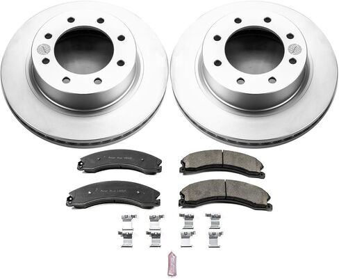 مجموعة فرامل إيقاف الطاقة لـ 2012-2021 Nissan NV1500 2500 3500 استبدال التخصص الأمامي دوارات الفرامل OE ومنصات الفرامل السيراميك KOE6518 in Kuwait