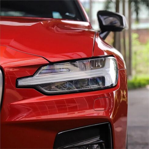 Compatible For Volvo V60 S60 2020 2021 2022 2023 Car Headlight Lens Cover Shell Lampshade Transparent Head Lights Lamp Mask(2PCS Left And Right) in Saudi Arabia