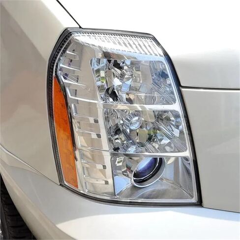 Compatible for Cadillac Escalade 2006-2013 Head Lamp Light Case Car Front Headlight Lens Cover Lampshade Glass Lampcover Headlamp Shell(Right) in Saudi Arabia