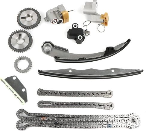 Engine Timing Chain Kit & Tensioner [fits DOHC, 4Cyl 2.0L 2.4L] Compatible with Journey 2009-2020 for Avenger 2008-2014 Caliber & Compass 2007-2017 Patriot 9-0736SX in Saudi Arabia