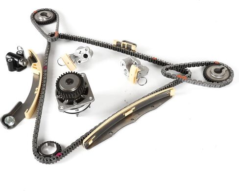 Engine Timing Chain Kit & Tensioner [fits DOHC, 4Cyl 2.0L 2.4L] Compatible with Journey 2009-2020 for Avenger 2008-2014 Caliber & Compass 2007-2017 Patriot 9-0736SX in Saudi Arabia
