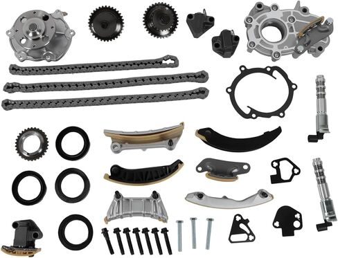 Engine Timing Chain Kit & Tensioner [fits DOHC, 4Cyl 2.0L 2.4L] Compatible with Journey 2009-2020 for Avenger 2008-2014 Caliber & Compass 2007-2017 Patriot 9-0736SX in Saudi Arabia