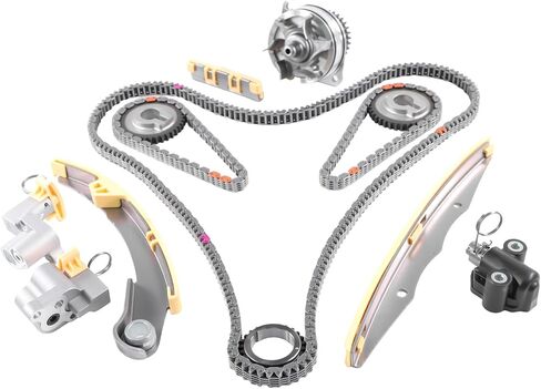 Engine Timing Chain Kit & Tensioner [fits DOHC, 4Cyl 2.0L 2.4L] Compatible with Journey 2009-2020 for Avenger 2008-2014 Caliber & Compass 2007-2017 Patriot 9-0736SX in Saudi Arabia