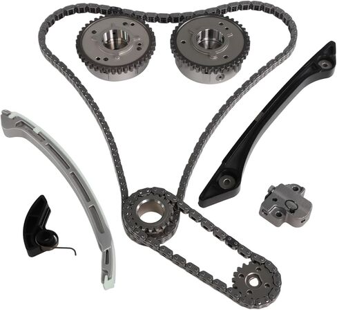 Engine Timing Chain Kit & Tensioner [fits DOHC, 4Cyl 2.0L 2.4L] Compatible with Journey 2009-2020 for Avenger 2008-2014 Caliber & Compass 2007-2017 Patriot 9-0736SX in Saudi Arabia