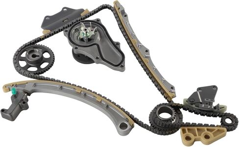 Engine Timing Chain Kit & Tensioner [fits DOHC, 4Cyl 2.0L 2.4L] Compatible with Journey 2009-2020 for Avenger 2008-2014 Caliber & Compass 2007-2017 Patriot 9-0736SX in Saudi Arabia