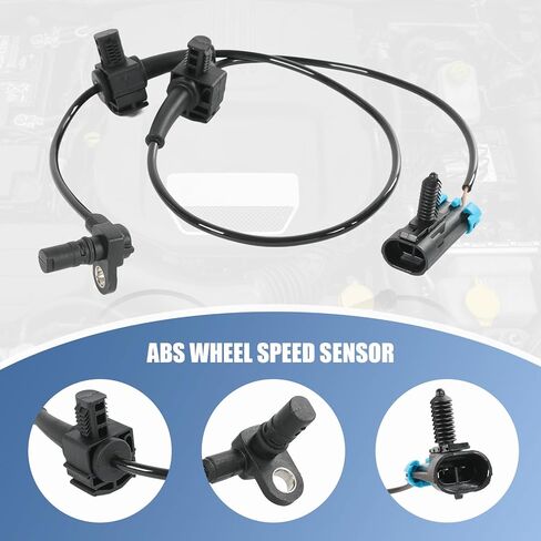 Rear ABS Wheel Speed Sensor Replacement for Chevrolet/Chevy Silverado 1500 2500 3500 Cheyenne 2007-2014,Replacement for GMC Sierra 1500 2007-2013 ALS1757,20938121,10384745 (Left&Right) 2PCS in Saudi Arabia