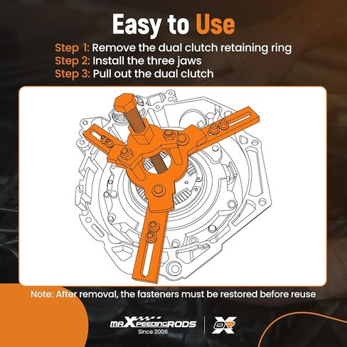 maXpeedingrods Dual Clutch Transmission Oil Seal Removal and Installer Tool Kit, for Ford Fiesta Focus B-Max EcoSport DPS6 6DCT250 6 Speed Dual Clutch Transmission in Saudi Arabia