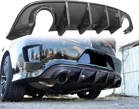 Generic Rear Bumper Lip Diffuser Compatible with 2015-2023 Dodge Charger SRT Rear Body Splitter Valance Non Widebody Model (Gloss Black) in Saudi Arabia