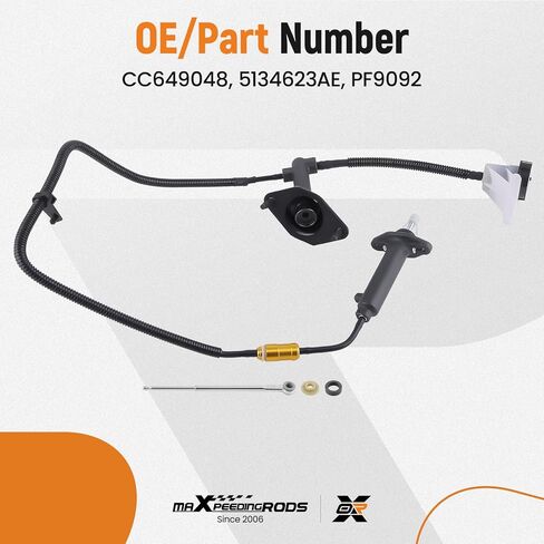 maXpeedingrods Pre-Filled Clutch Master Cylinder & Slave Cylinder Line Assembly for Dodge Dakota 3.7L 2004-2009, for Mitsubishi Raider 3.7L 2006-2009, Replace CC649048 in Saudi Arabia