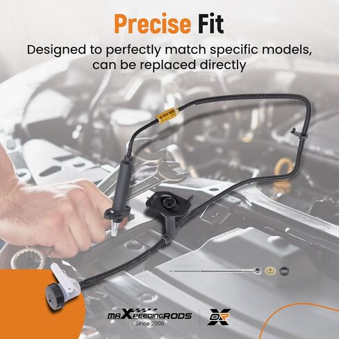 maXpeedingrods Pre-Filled Clutch Master Cylinder & Slave Cylinder Line Assembly for Dodge Dakota 3.7L 2004-2009, for Mitsubishi Raider 3.7L 2006-2009, Replace CC649048 in Saudi Arabia