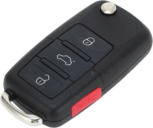 X AUTOHAUX Key Shell Case Keyless Entry Remote Key Fob Replacement Case for Volkswagen Tiguan Golf Passat Jetta 2011-2016 4 Buttons in Saudi Arabia