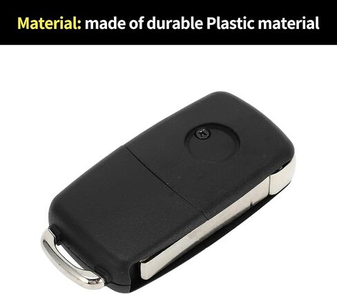X AUTOHAUX Key Shell Case Keyless Entry Remote Key Fob Replacement Case for Volkswagen Tiguan Golf Passat Jetta 2011-2016 4 Buttons in Saudi Arabia