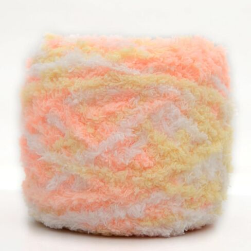Fluffy Yarn Coral Fleece Knitting Bulky Yarn Soft Chunky Crochet Ball Craft Multi Colors for DIY Sweaters Doll Scarves Accessories Midnight Iris in Saudi Arabia