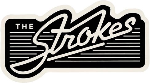 The Strokes - ملصق فينيل جمالي - ملصق لاصق مقاوم للماء للكمبيوتر المحمول، زجاجة مياه، سيارة، مجلة، سجل القصاصات، الهاتف - ملصق متين 4 بوصات للمراهقين والبالغين والأطفال in Kuwait